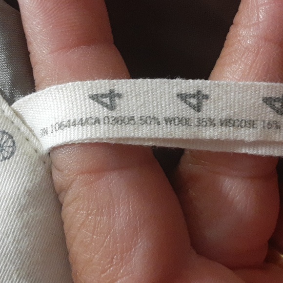 Anthropologie Paper Boy Wool Blend Women's Gray Shorts Size 4 Bike Riding Active - Picture 6 of 8